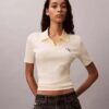T-shirt polo a righe Monologo T-shirt polo a righe Monologo