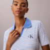 T-shirt polo a righe Monologo