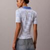T-shirt polo a righe Monologo
