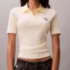 T-shirt polo a righe Monologo T-shirt polo a righe Monologo