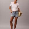T-shirt polo a righe Monologo