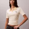 T-shirt polo a righe Monologo T-shirt polo a righe Monologo