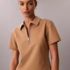 T-shirt polo in ponte