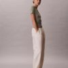 T-shirt slim con arricciature