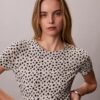 T-shirt slim con arricciature T-shirt slim con arricciature