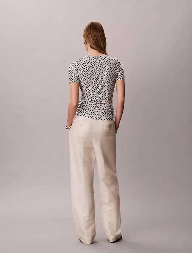 T-shirt slim con arricciature T-shirt slim con arricciature