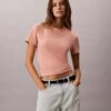 T-shirt slim con grafica del logo T-shirt slim con grafica del logo