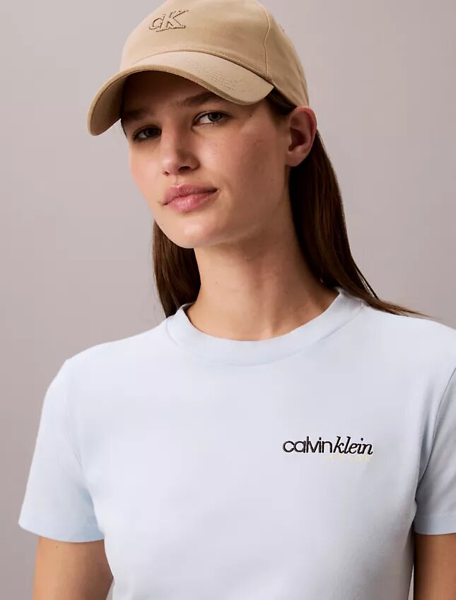 T-shirt slim con grafica del logo T-shirt slim con grafica del logo