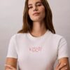 T-shirt slim con grafica del logo T-shirt slim con grafica del logo