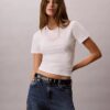 T-shirt slim con grafica del logo T-shirt slim con grafica del logo