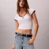 T-shirt slim con grafica Monologo T-shirt slim con grafica Monologo
