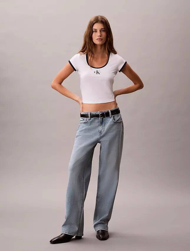 T-shirt slim con grafica Monologo T-shirt slim con grafica Monologo