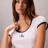 T-shirt slim con grafica Monologo T-shirt slim con grafica Monologo