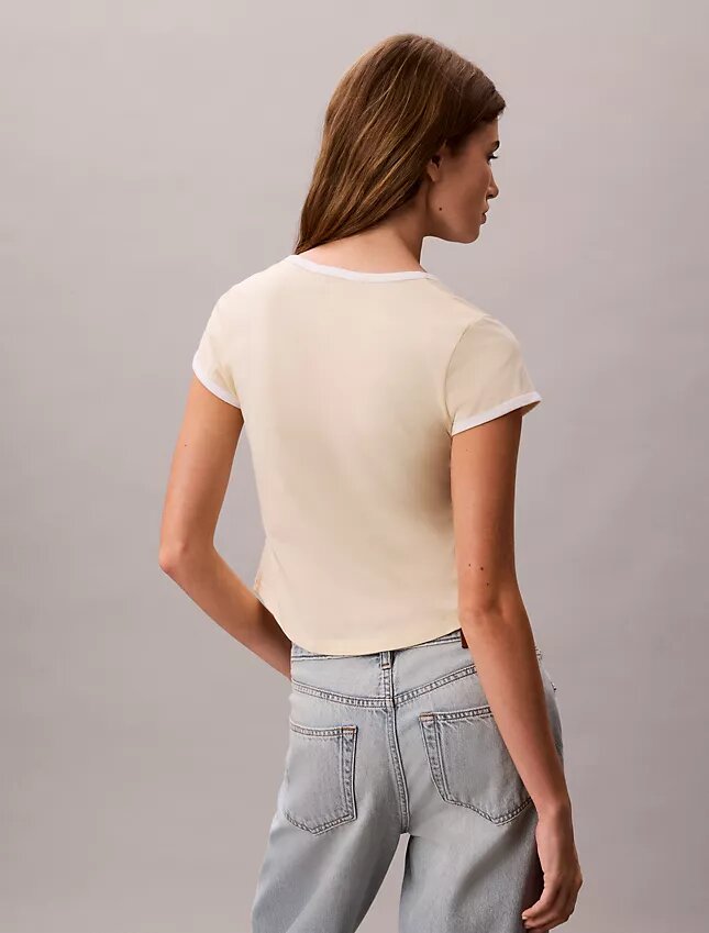 T-shirt slim con grafica Monologo T-shirt slim con grafica Monologo