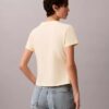 T-shirt slim con logo grafico a contrasto T-shirt slim con logo grafico a contrasto