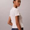 T-shirt slim con logo in rilievo T-shirt slim con logo in rilievo