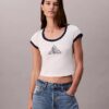 T-shirt slim con logo Monogram T-shirt slim con logo Monogram