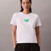 T-shirt slim con logo Monogram