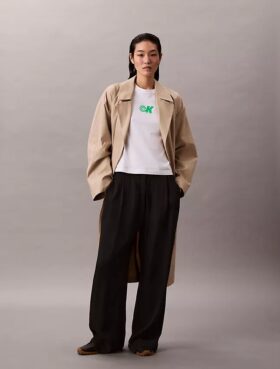 T-shirt slim con logo Monogram