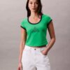 T-shirt slim con logo Monogram T-shirt slim con logo Monogram