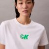 T-shirt slim con logo Monogram