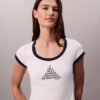 T-shirt slim con logo Monogram T-shirt slim con logo Monogram