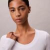 T-shirt slim in Modal elasticizzato a costine T-shirt slim in Modal elasticizzato a costine