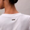 T-shirt slim in Modal elasticizzato a costine T-shirt slim in Modal elasticizzato a costine