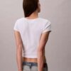 T-shirt slim in tessuto Monologo T-shirt slim in tessuto Monologo