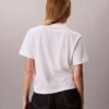T-shirt squadrata con logo in stile calligrafico T-shirt squadrata con logo in stile calligrafico