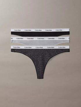 Thong a vita bassa con logo Icon, confezione da 3