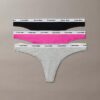 Thong a vita bassa con logo Icon, confezione da 3