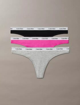 Thong a vita bassa con logo Icon, confezione da 3