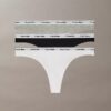 Thong a vita bassa con logo Icon, confezione da 3