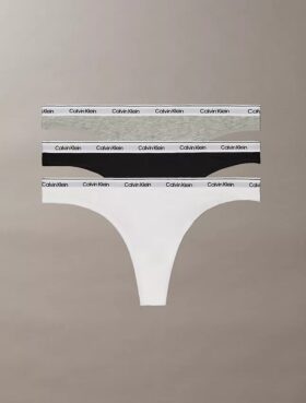 Thong a vita bassa con logo Icon, confezione da 3