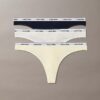 Thong a vita bassa con logo Icon, confezione da 3