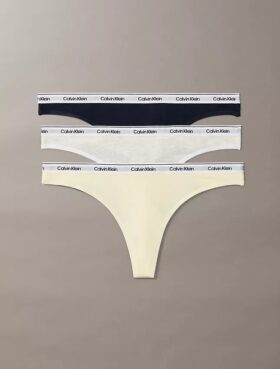 Thong a vita bassa con logo Icon, confezione da 3