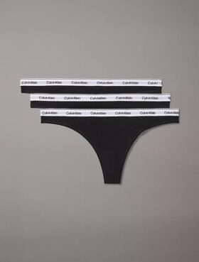 Thong a vita bassa con logo Icon, confezione da 3