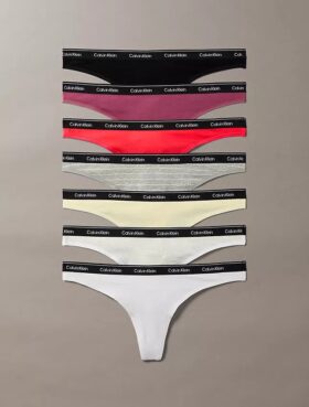 Thong con logo Icon, confezione da 7 pezzi