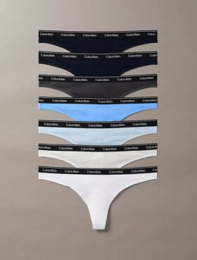 Thong con logo Icon, confezione da 7 pezzi