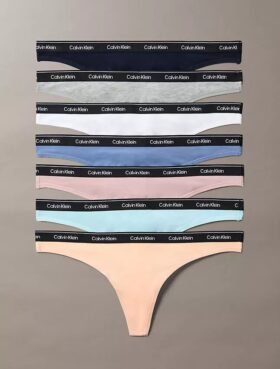Thong con logo Icon, confezione da 7 pezzi
