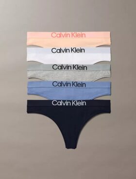 Thong in cotone al 100% – Confezione da 5