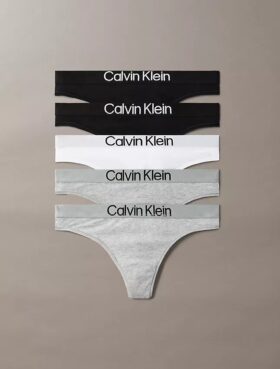Thong in cotone al 100% – Confezione da 5