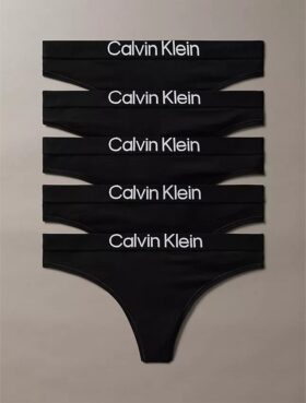 Thong in cotone al 100% – Confezione da 5