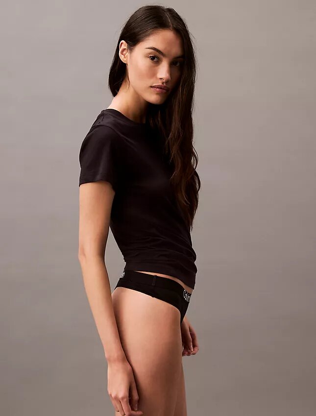 Thong in cotone al 100% – Confezione da 5 Thong in cotone al 100% – Confezione da 5