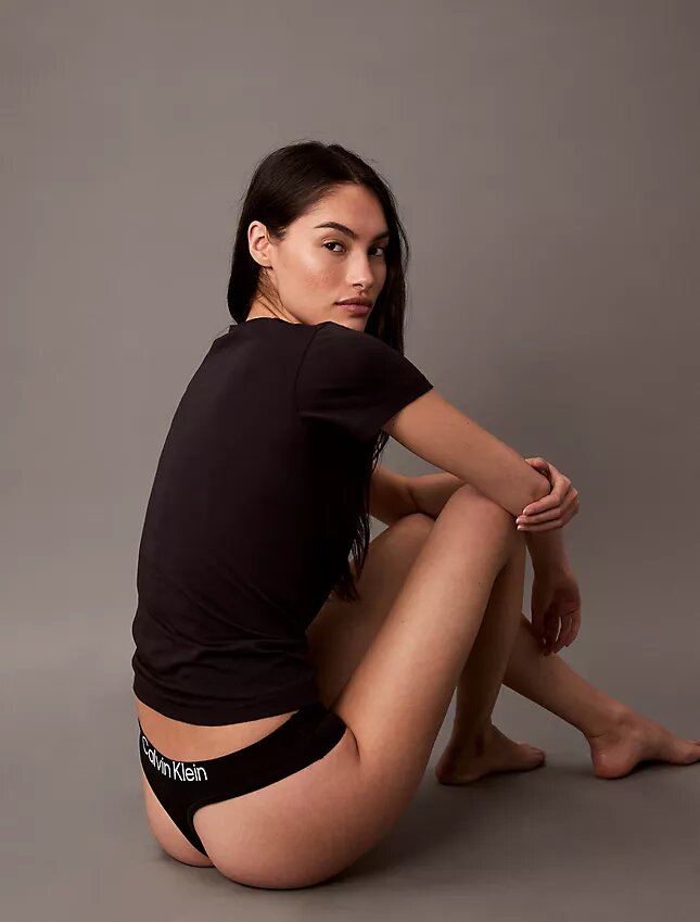 Thong in cotone al 100% – Confezione da 5 Thong in cotone al 100% – Confezione da 5