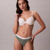 Thong in cotone elasticizzato a costine Thong in cotone elasticizzato a costine