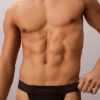 Thong in microfibra con pizzo Thong in microfibra con pizzo
