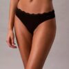 Thong in microfibra elasticizzata con pizzo, confezione da 3 Thong in microfibra elasticizzata con pizzo, confezione da 3