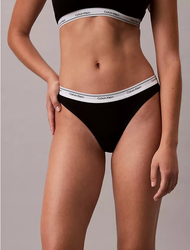 Thong in misto cotone e Modal Thong in misto cotone e Modal